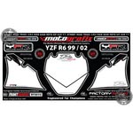 Yamaha YZF-R6 (1999 to 2002) Motografix Front Number Board