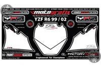 Yamaha YZF-R6 Motografix Front Number Board