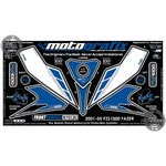 Yamaha FZS1000 Blue Motografix Front Number Board