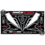 Yamaha FZS1000 Black Motografix Front Number Board