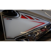 Yamaha YZF-R125 Red / White Motografix Front Number Board