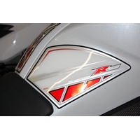 Yamaha YZF-R125 Red / White Motografix Knee Number Board