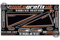Motografix Rear Number Board - KTM RC8