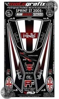 Motografix Rear Number Board - Triumph ST 1050