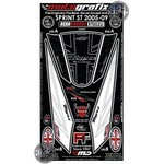 Motografix Rear Number Board - Triumph ST 1050