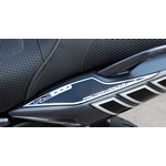 Yamaha FZS1000 Fazer (2001 to 2005) Black Motografix Rear Seat Unit Number Boards 3D Gel Protection System (RY012U)