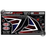 Motografix Side Number Board - Triumph ST1050