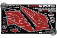 Yamaha XJ6 Motografix Side Fairing Number Boards