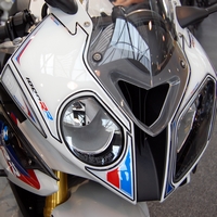 BMW S1000RR Motografix (White / Red / Blue) Front Number Board (NB009MS)
