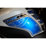 Yamaha XJ6 Diversion Blue Motografix Knee Boards and Tank Pad (KY013B)