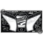 Yamaha XJ6 Diversion White Motografix Knee Boards