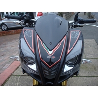 Example of Aprilia Tuono V4R Motografix Front Fairing number boards fitted
