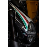 Ducati Diavel 1200 Motografix Front Fairing Number Board 3D Gel Protection System (ND013U Shown Fitted)