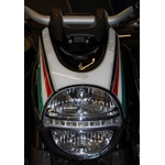 Ducati Diavel 1200 Motografix Front Fairing Number Board 3D Gel Protection System (ND013U Shown Fitted)