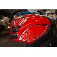 Example of BMW S1000RR Motografix knee boards and tank pad fitted