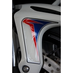 Honda CBR1000RR Fireblade Red / White / Blue Motografix Front Mudguard Number Board 3D Gel Protection System (RH014RWB)