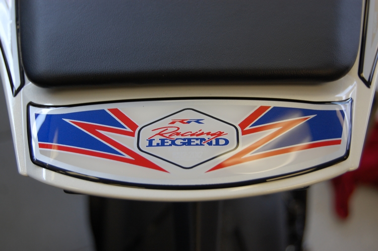 Honda fireblade red white blue