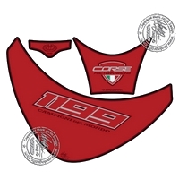 Ducati 1199 Panigale (Red) Motografix Tank Pad