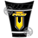 Suzuki GSX1400 Black / Yellow Motografix Tank Pad