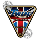 Triumph Twin Union Jack Motografix Tank Pad