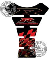 Motografix Tank Pad - Kawasaki R Series (Blk/Red)