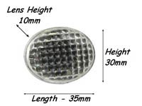 Micro Slim Fairing Indicator - Approximate Measurements