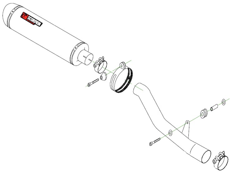 Honda varadero 125 performance exhaust #5