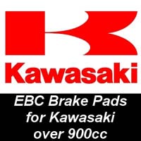 EBC Brake Pads for Kawasaki Motorcycles over 900cc EBC Brake Pads for Kawasaki Motorcycles over 900cc