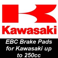 EBC Brake Pads for Kawasaki Motorcycles up to 250cc