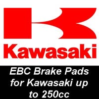 EBC Brake Pads for Kawasaki Motorcycles up to 250cc EBC Brake Pads for Kawasaki Motorcycles up to 250cc