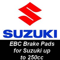 EBC Brake Pads for Suzuki Motorcycles up to 250cc