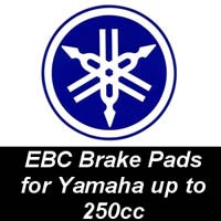 EBC Brake Pads for Yamaha Motorcycles up to 250cc EBC Brake Pads for Yamaha Motorcycles up to 250cc