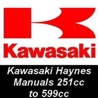 Haynes Manuals for Kawasaki Motorcycles from 251cc up to 599cc Haynes Manuals for Kawasaki Motorcycles from 251cc up to 599cc