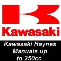 Haynes Manuals for Kawasaki Motorcycles up to 250cc Haynes Manuals for Kawasaki Motorcycles up to 250cc
