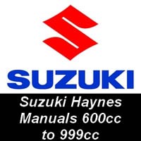Haynes Manuals for Suzuki Motorcycles from 600cc up to 999cc Haynes Manuals for Suzuki Motorcycles from 600cc up to 999cc
