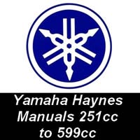 Haynes Manuals for Yamaha Motorcycles from 251cc up to 599cc Haynes Manuals for Yamaha Motorcycles from 251cc up to 599cc